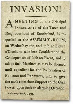 Invasion Notice 1797 Invasion Notice 1797