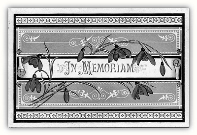 image of In Memoriam card