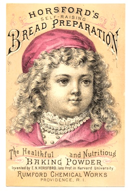 Sel-raising bread preparation advertising trade card