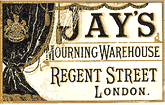 Jay's mourning warehouse package label Jay's mourning warehouse package label