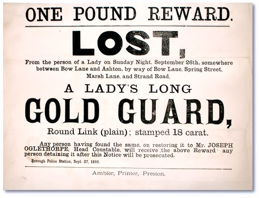 Image of Reward Notice