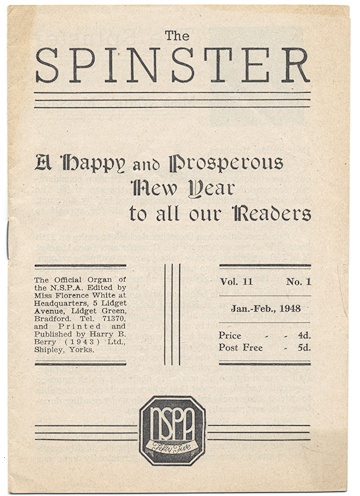 Image of Spinster newsletter