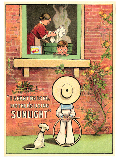 Sunlight Soap advertising inset