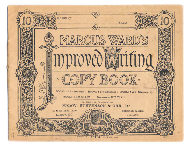 Marcus Ward copy book Marcus Ward copy book
