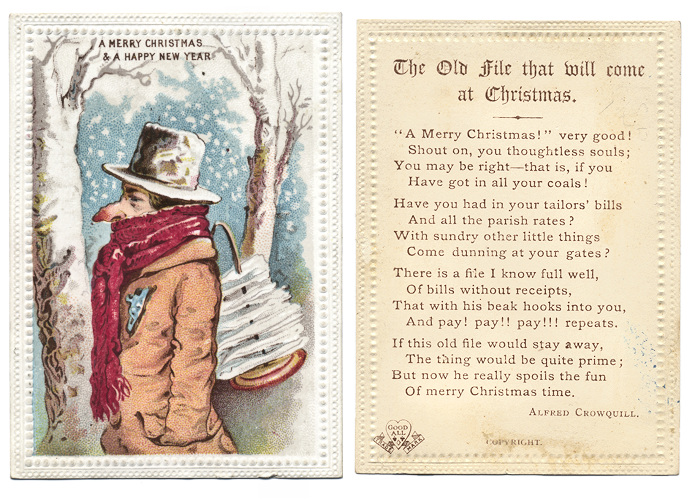 Victorian Christmas card Victorian Christmas card