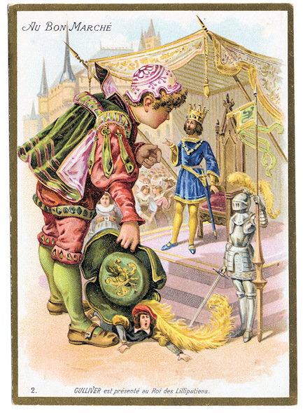 Bon Marché advertising card