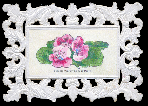 Dance engagement card