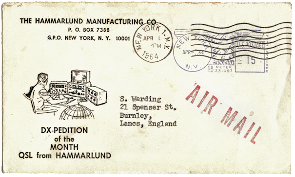 QSL envelope